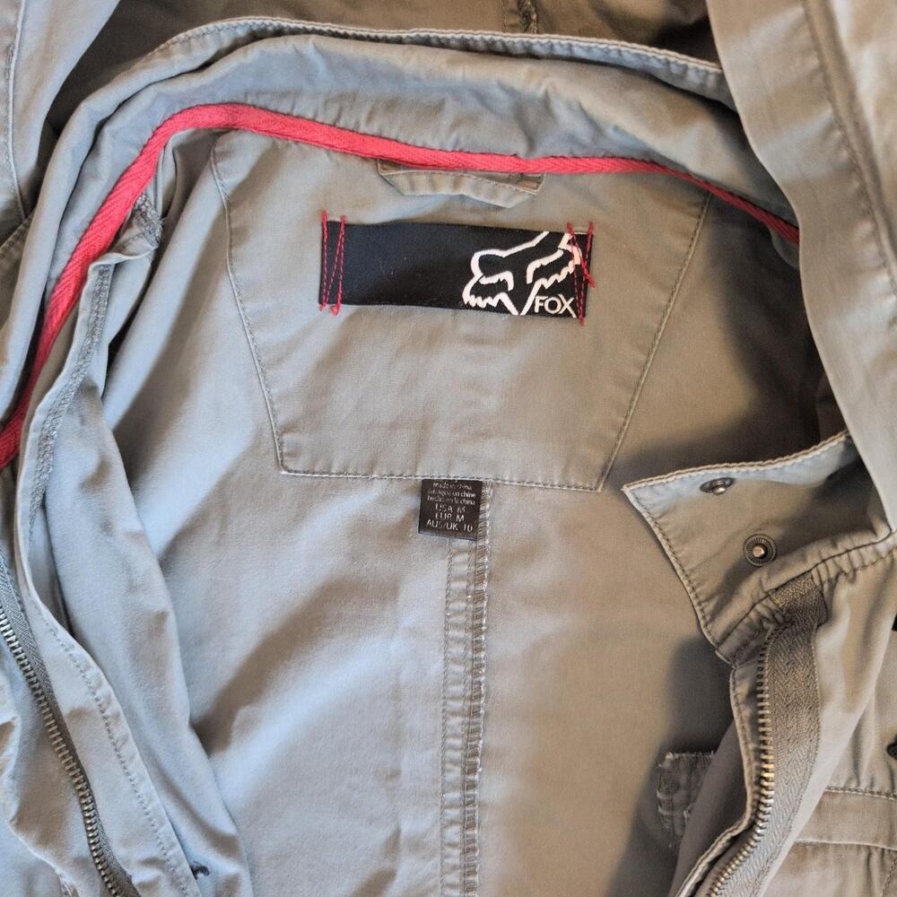 Gray Fox Racing button down cotton jacket - Picture 3 of 5